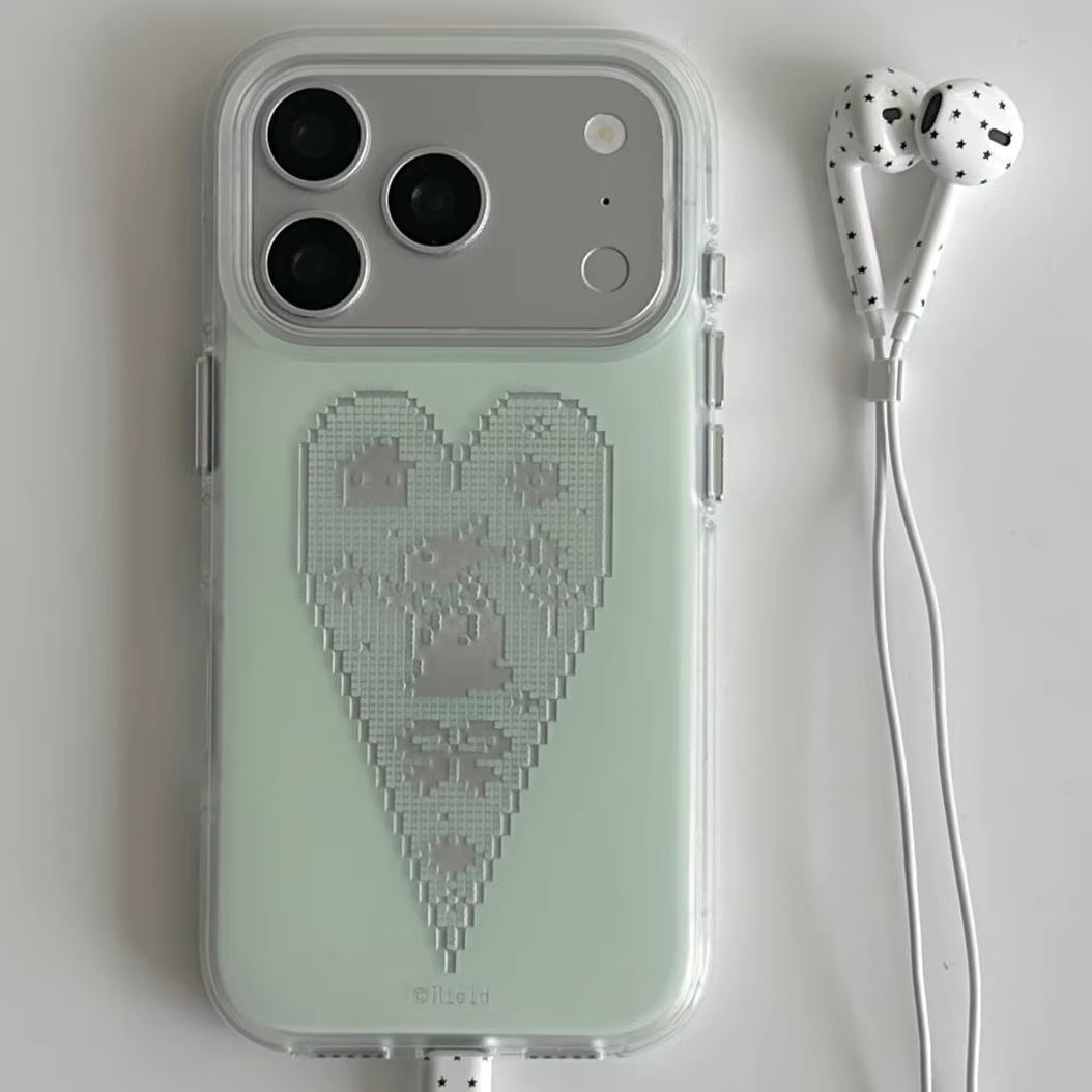 Korean Ins niche green love pi - Phone Cases Y2K review and price