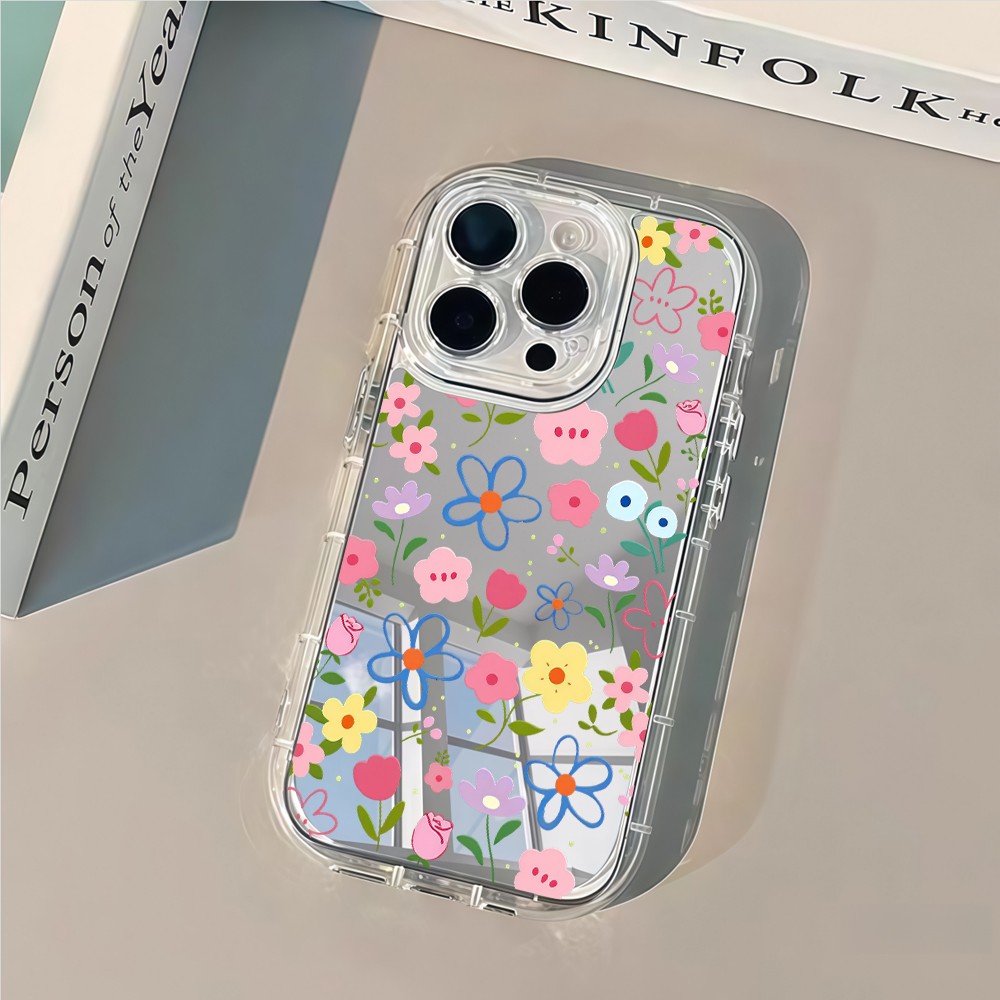 Korean Ins Style Floral Silver - Phone Cases Otterbox review and price