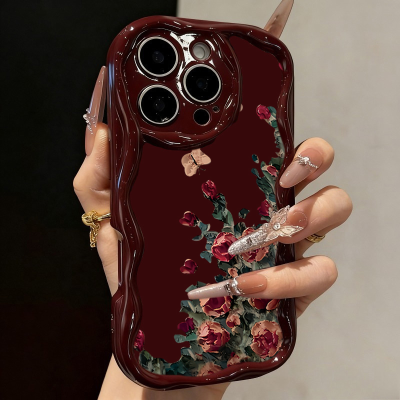 Retro Oil Painting Flower Patt - Phone Cases Expensive review and price