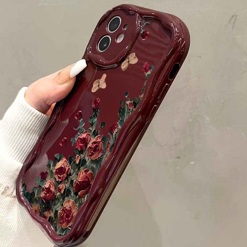Retro Oil Painting Flower Patt - Phone Cases Expensive review and price