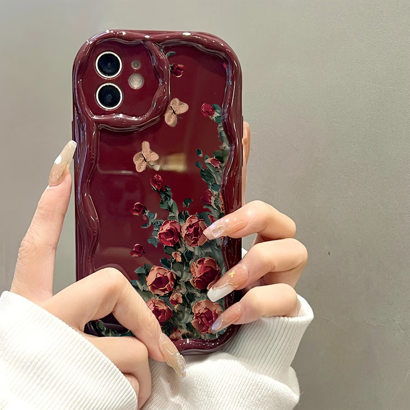 Retro Oil Painting Flower Patt - Phone Cases Expensive review and price