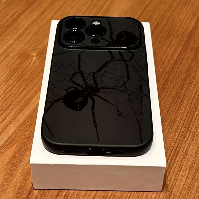 Cool Black Spider Pattern Phon - Phone Cases Otterbox review and price
